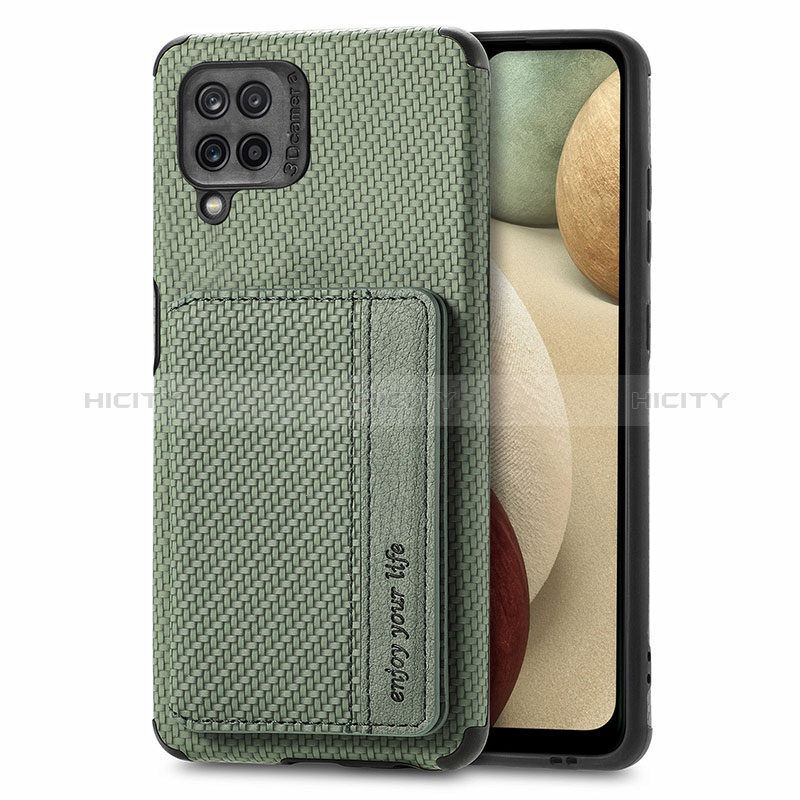 Funda Silicona Carcasa Ultrafina Goma con Magnetico S01D para Samsung Galaxy A12 Nacho