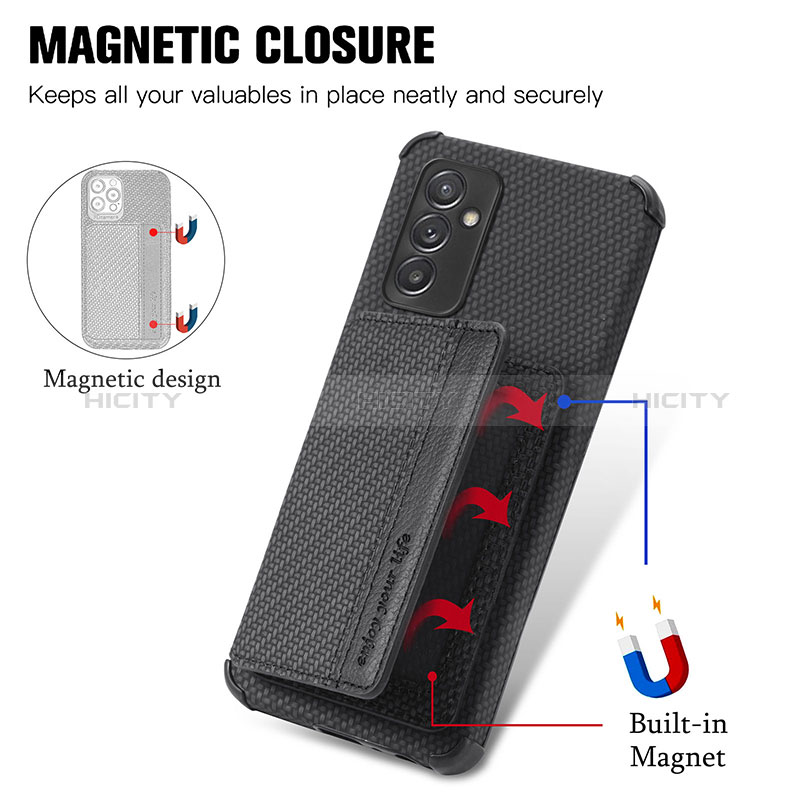 Funda Silicona Carcasa Ultrafina Goma con Magnetico S01D para Samsung Galaxy A15 4G