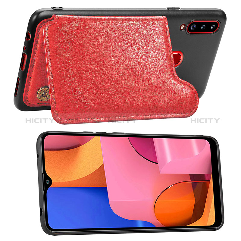 Funda Silicona Carcasa Ultrafina Goma con Magnetico S01D para Samsung Galaxy A20s