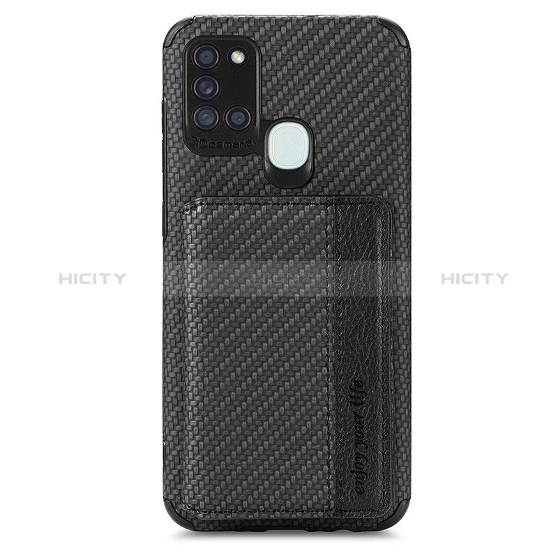 Funda Silicona Carcasa Ultrafina Goma con Magnetico S01D para Samsung Galaxy A21s