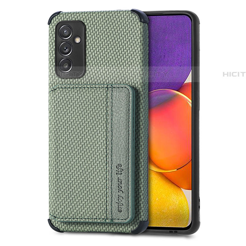 Funda Silicona Carcasa Ultrafina Goma con Magnetico S01D para Samsung Galaxy A24 4G Verde