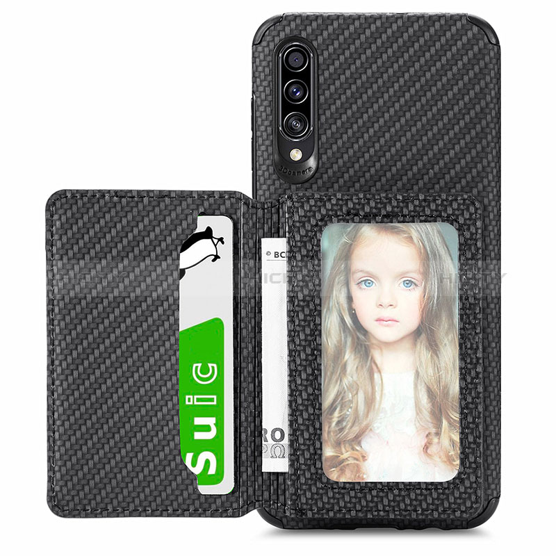 Funda Silicona Carcasa Ultrafina Goma con Magnetico S01D para Samsung Galaxy A30S