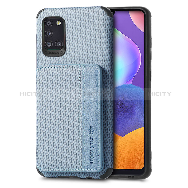 Funda Silicona Carcasa Ultrafina Goma con Magnetico S01D para Samsung Galaxy A31