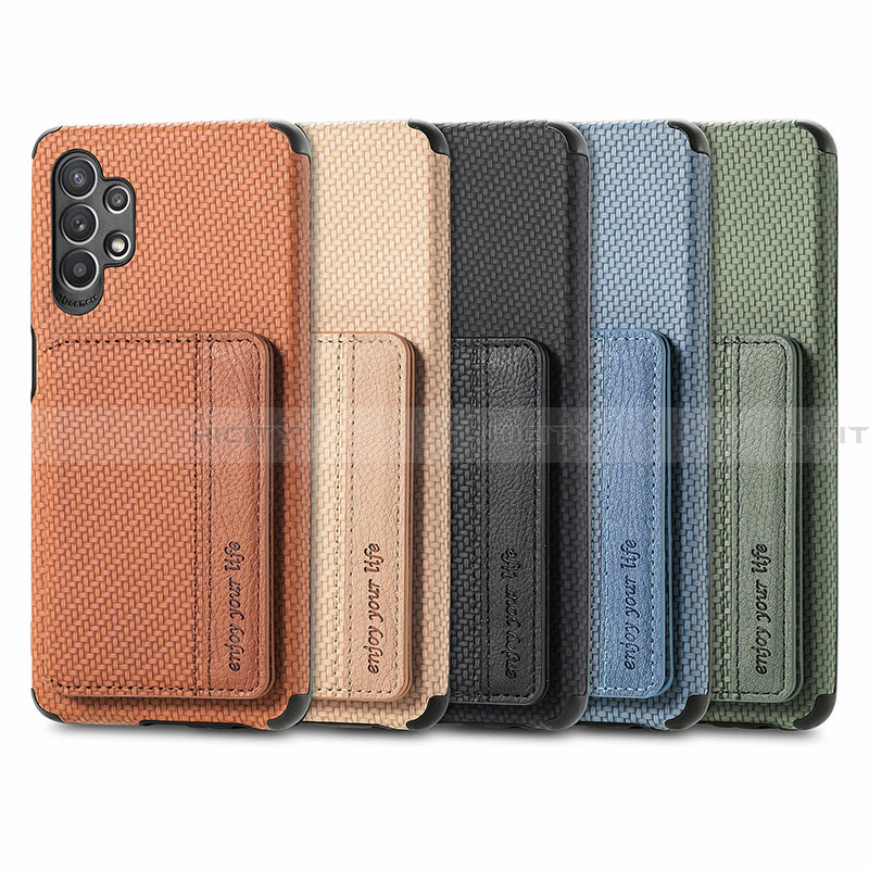 Funda Silicona Carcasa Ultrafina Goma con Magnetico S01D para Samsung Galaxy A32 5G