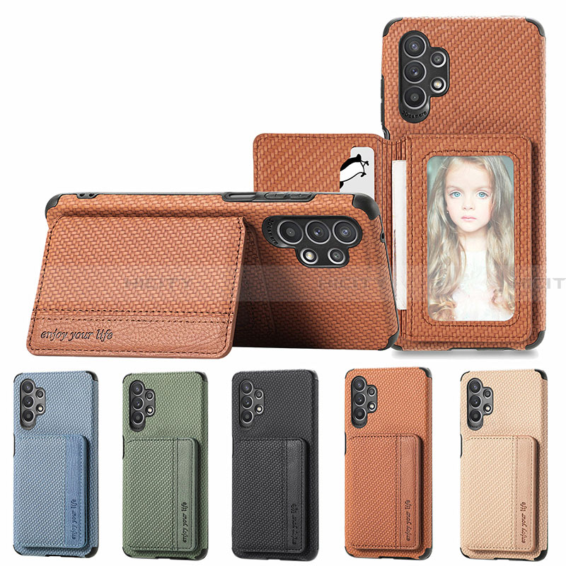 Funda Silicona Carcasa Ultrafina Goma con Magnetico S01D para Samsung Galaxy A32 5G