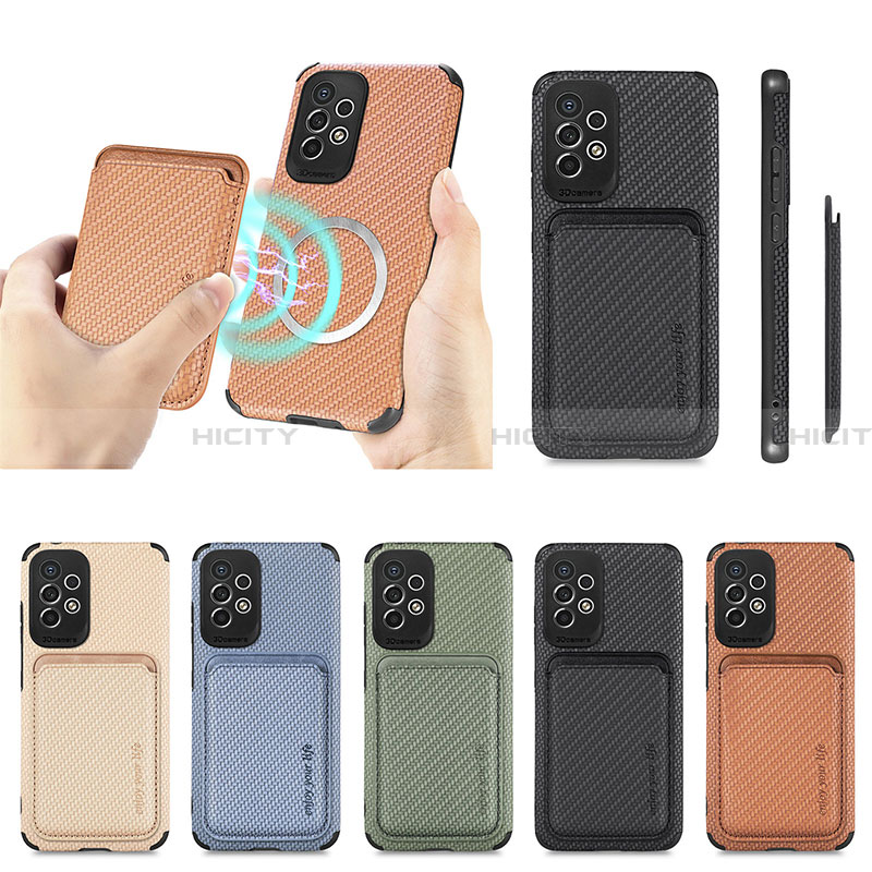 Funda Silicona Carcasa Ultrafina Goma con Magnetico S01D para Samsung Galaxy A33 5G