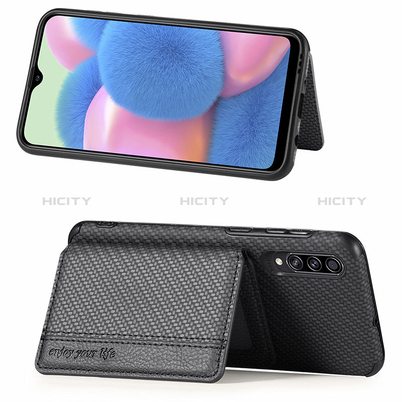 Funda Silicona Carcasa Ultrafina Goma con Magnetico S01D para Samsung Galaxy A50