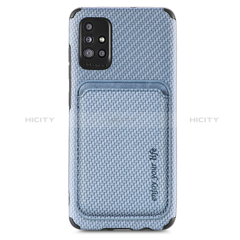 Funda Silicona Carcasa Ultrafina Goma con Magnetico S01D para Samsung Galaxy A51 4G