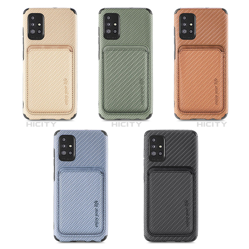 Funda Silicona Carcasa Ultrafina Goma con Magnetico S01D para Samsung Galaxy A51 4G