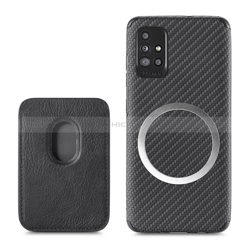 Funda Silicona Carcasa Ultrafina Goma con Magnetico S01D para Samsung Galaxy A51 5G