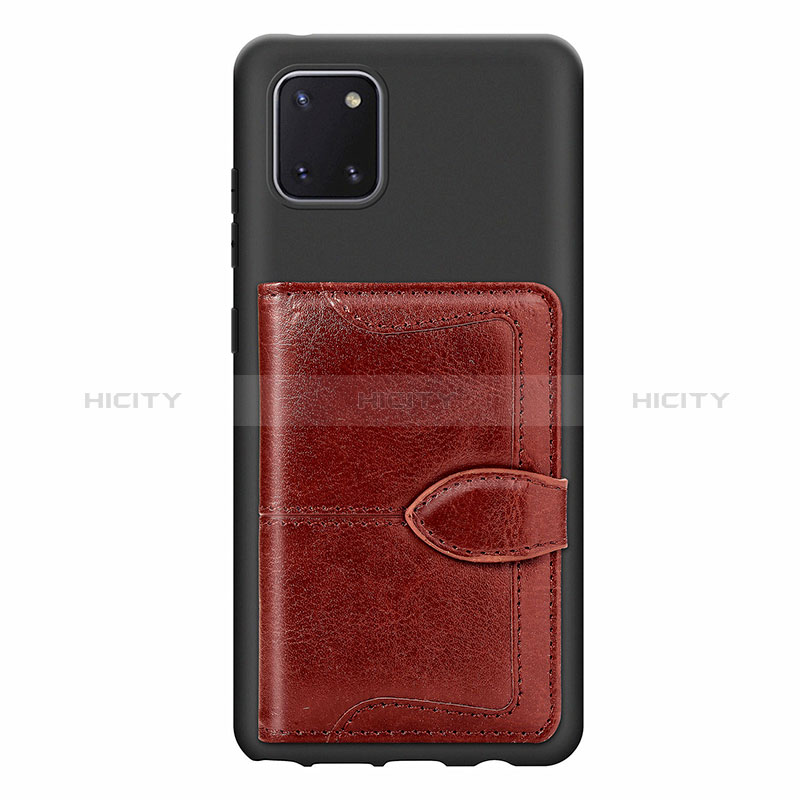 Funda Silicona Carcasa Ultrafina Goma con Magnetico S01D para Samsung Galaxy A81