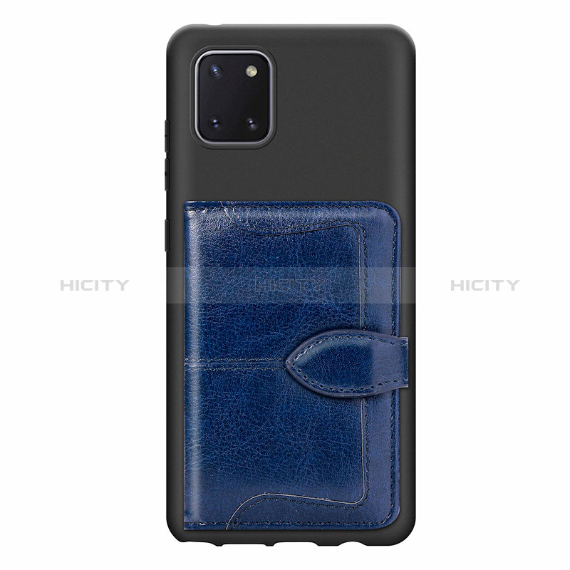 Funda Silicona Carcasa Ultrafina Goma con Magnetico S01D para Samsung Galaxy A81