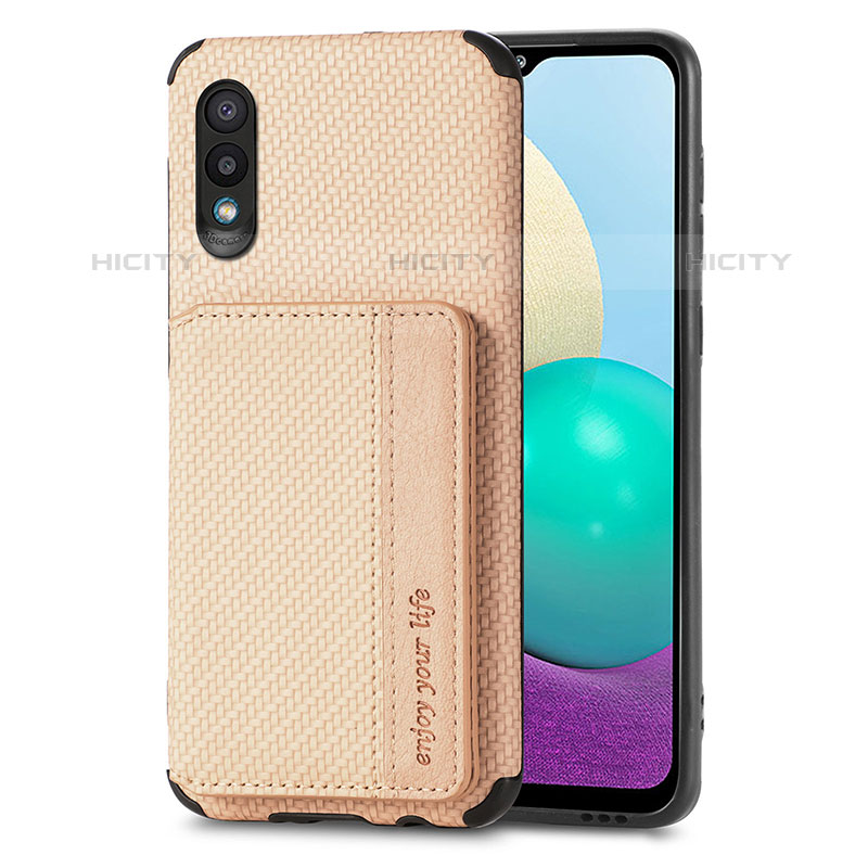 Funda Silicona Carcasa Ultrafina Goma con Magnetico S01D para Samsung Galaxy M02