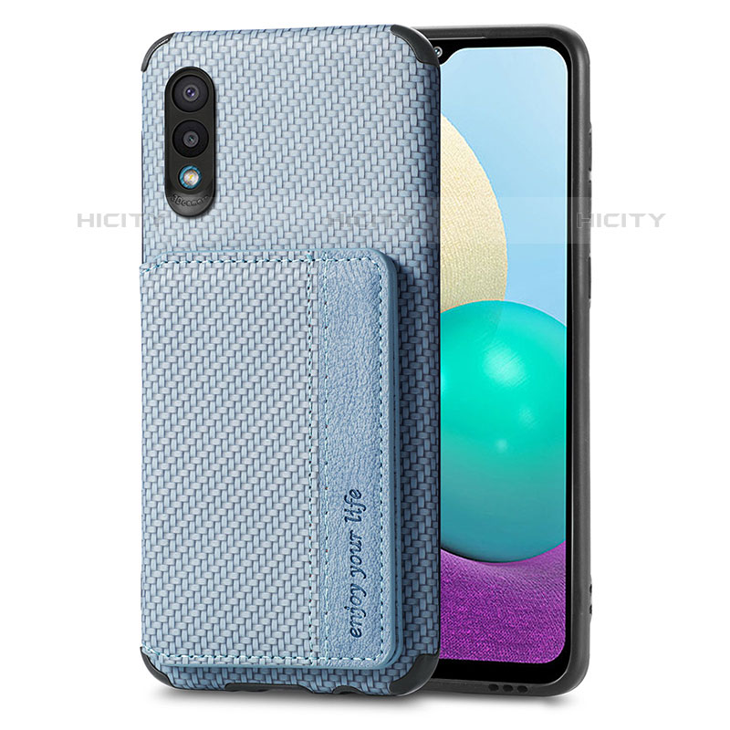 Funda Silicona Carcasa Ultrafina Goma con Magnetico S01D para Samsung Galaxy M02