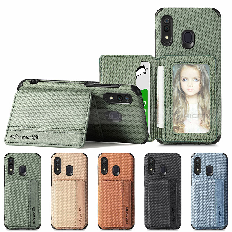 Funda Silicona Carcasa Ultrafina Goma con Magnetico S01D para Samsung Galaxy M10S