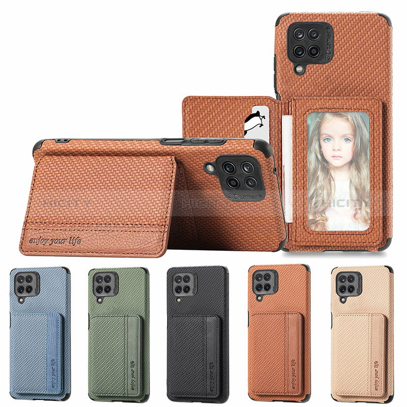 Funda Silicona Carcasa Ultrafina Goma con Magnetico S01D para Samsung Galaxy M12