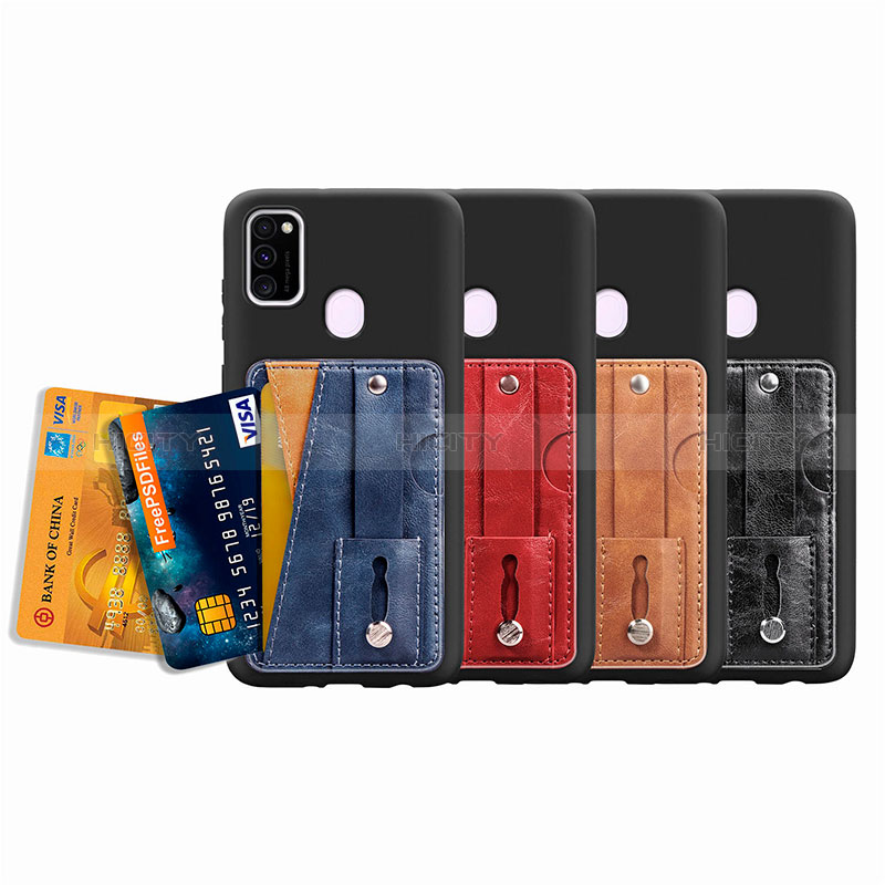 Funda Silicona Carcasa Ultrafina Goma con Magnetico S01D para Samsung Galaxy M21