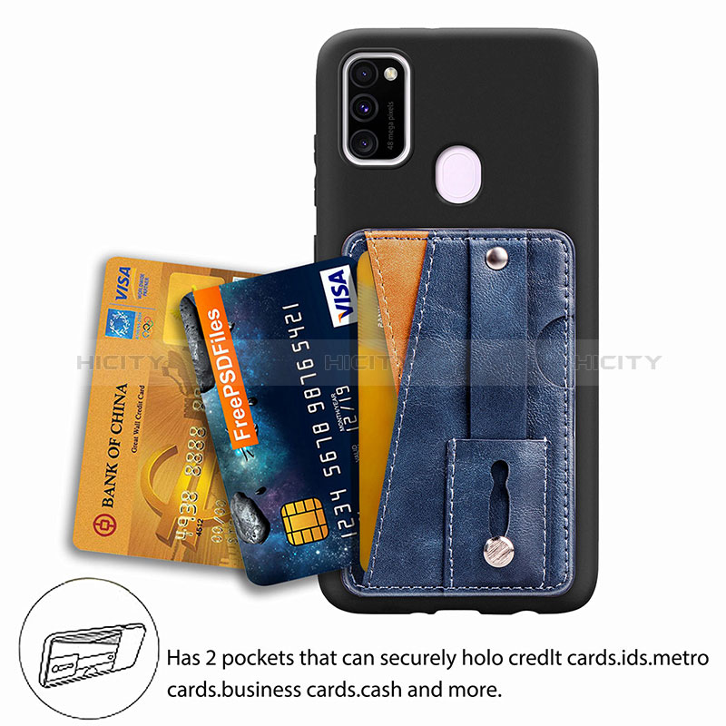 Funda Silicona Carcasa Ultrafina Goma con Magnetico S01D para Samsung Galaxy M21