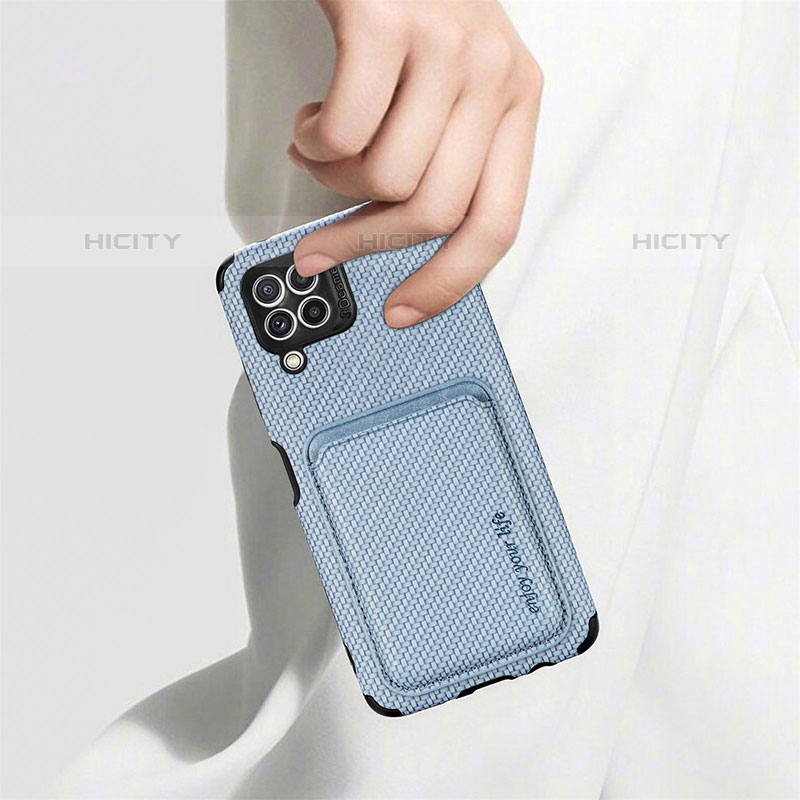 Funda Silicona Carcasa Ultrafina Goma con Magnetico S01D para Samsung Galaxy M32 4G