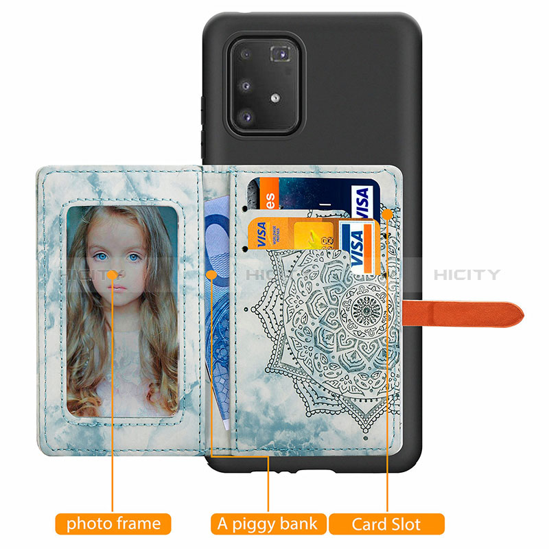 Funda Silicona Carcasa Ultrafina Goma con Magnetico S01D para Samsung Galaxy M80S