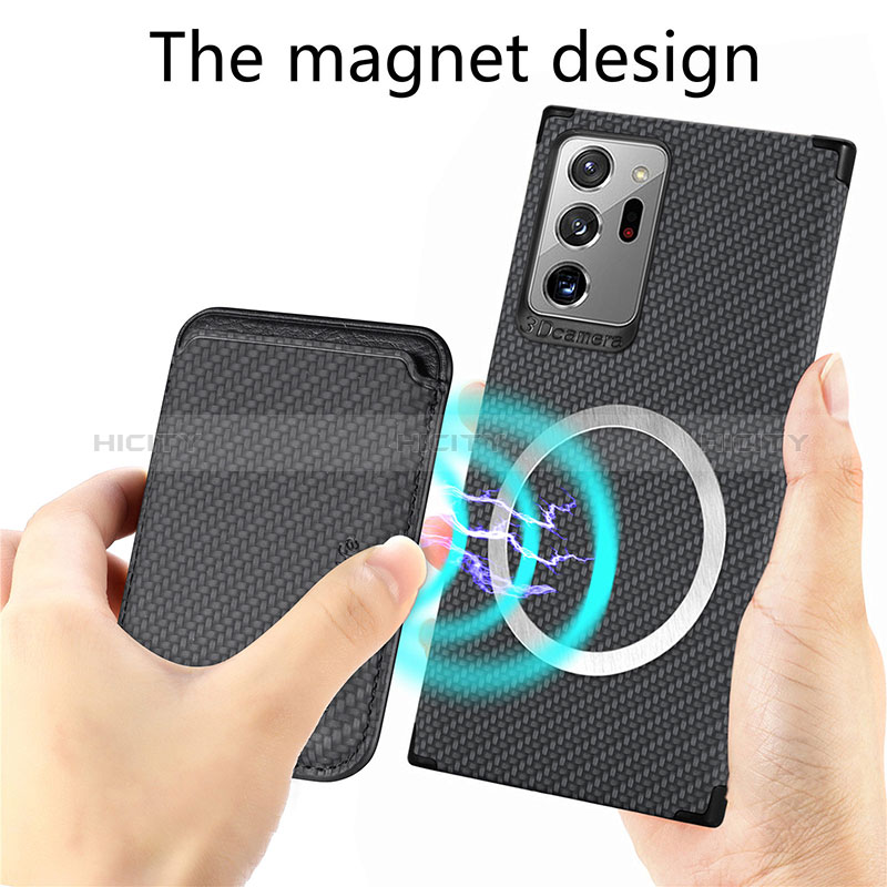 Funda Silicona Carcasa Ultrafina Goma con Magnetico S01D para Samsung Galaxy Note 20 Ultra 5G