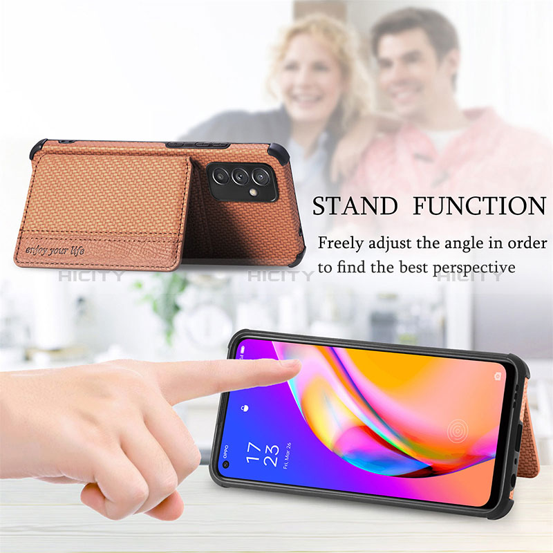 Funda Silicona Carcasa Ultrafina Goma con Magnetico S01D para Samsung Galaxy Quantum2 5G