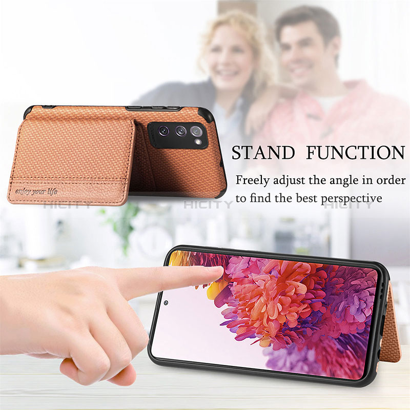 Funda Silicona Carcasa Ultrafina Goma con Magnetico S01D para Samsung Galaxy S20 FE 4G