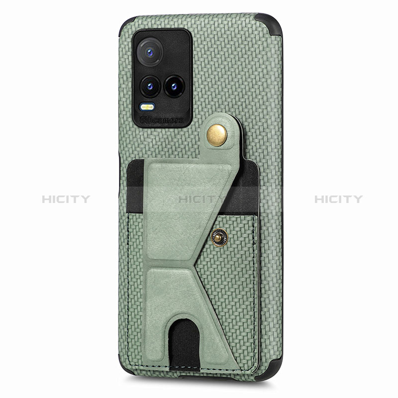 Funda Silicona Carcasa Ultrafina Goma con Magnetico S01D para Vivo Y21