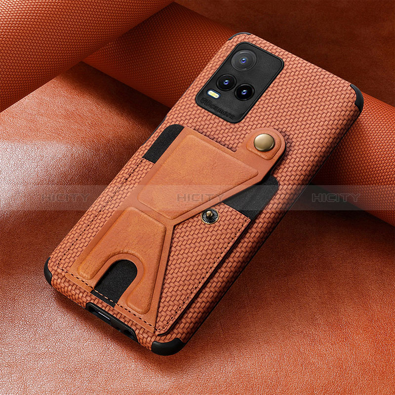 Funda Silicona Carcasa Ultrafina Goma con Magnetico S01D para Vivo Y33s