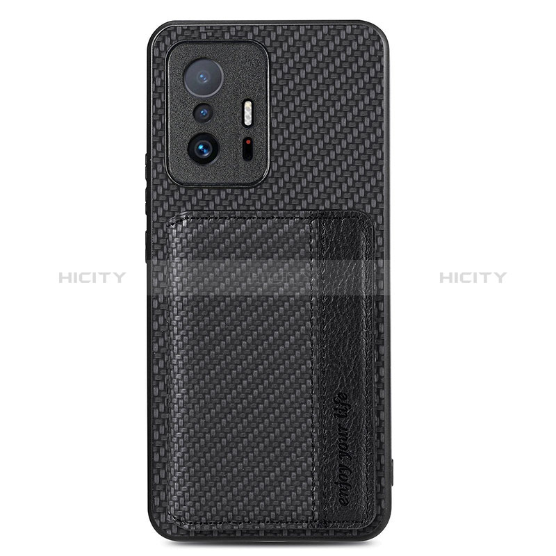 Funda Silicona Carcasa Ultrafina Goma con Magnetico S01D para Xiaomi Mi 11T 5G Negro