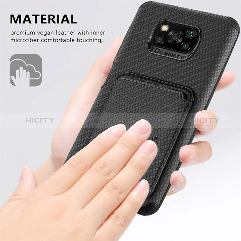 Funda Silicona Carcasa Ultrafina Goma con Magnetico S01D para Xiaomi Poco X3