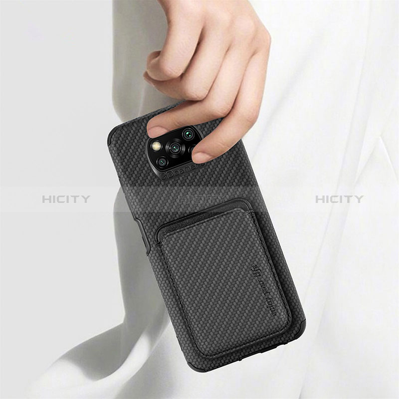 Funda Silicona Carcasa Ultrafina Goma con Magnetico S01D para Xiaomi Poco X3