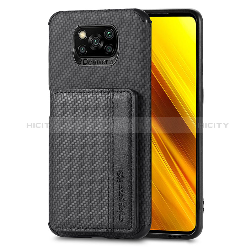 Funda Silicona Carcasa Ultrafina Goma con Magnetico S01D para Xiaomi Poco X3 Pro