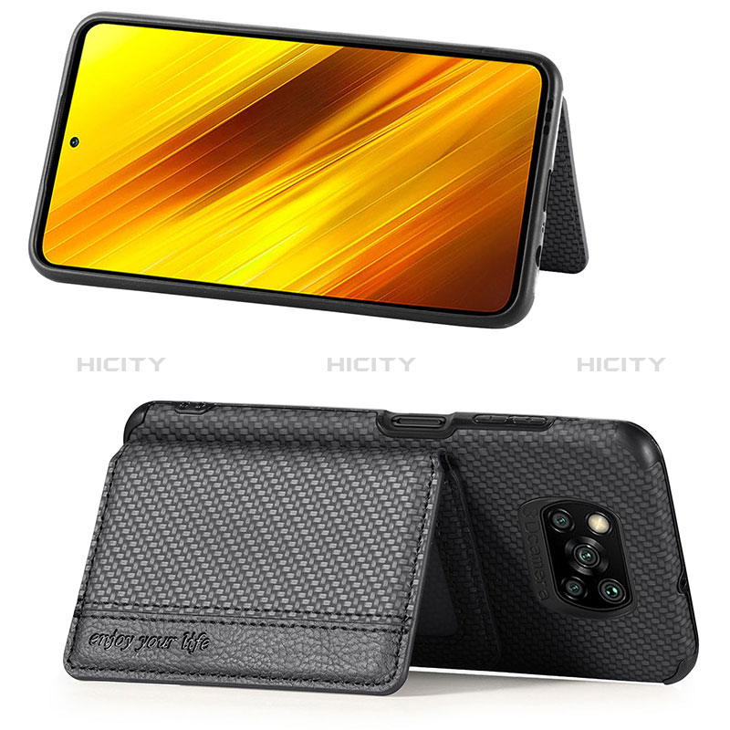 Funda Silicona Carcasa Ultrafina Goma con Magnetico S01D para Xiaomi Poco X3 Pro