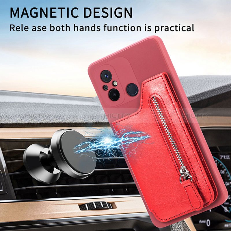 Funda Silicona Carcasa Ultrafina Goma con Magnetico S01D para Xiaomi Redmi 12C 4G