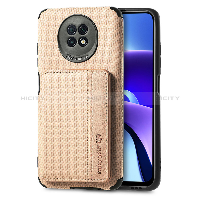 Funda Silicona Carcasa Ultrafina Goma con Magnetico S01D para Xiaomi Redmi Note 9 5G