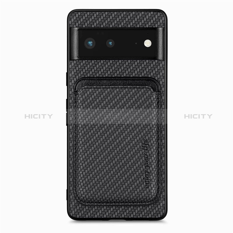 Funda Silicona Carcasa Ultrafina Goma con Magnetico S02D para Google Pixel 6 5G