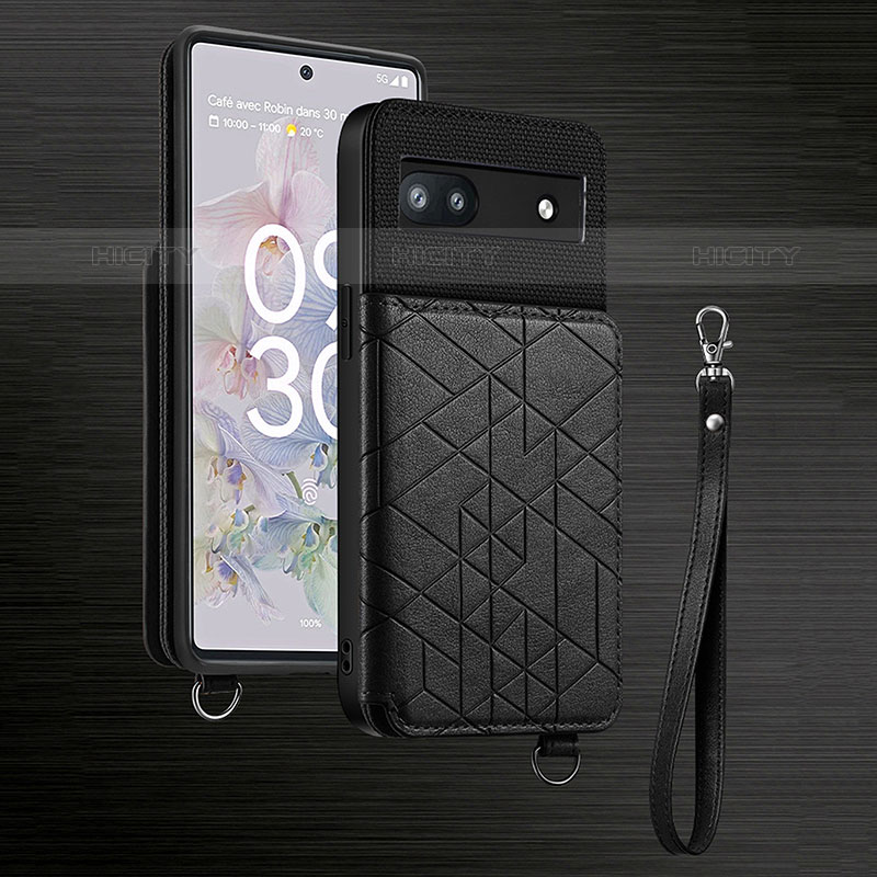 Funda Silicona Carcasa Ultrafina Goma con Magnetico S02D para Google Pixel 6a 5G