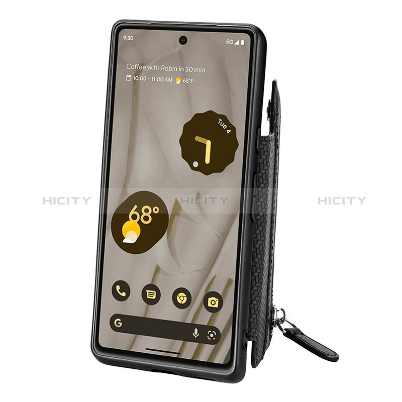 Funda Silicona Carcasa Ultrafina Goma con Magnetico S02D para Google Pixel 7a 5G