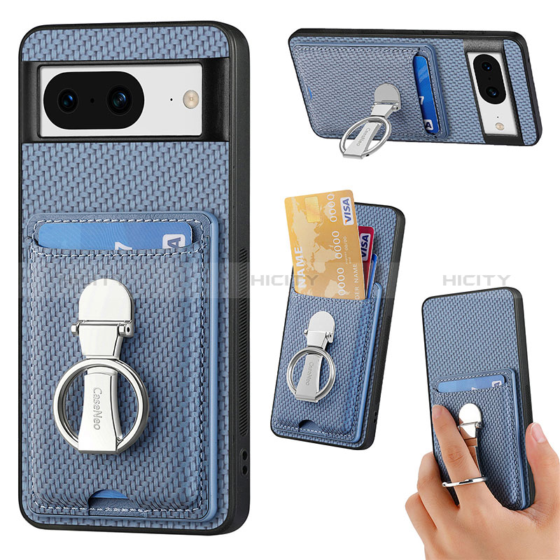 Funda Silicona Carcasa Ultrafina Goma con Magnetico S02D para Google Pixel 8 5G