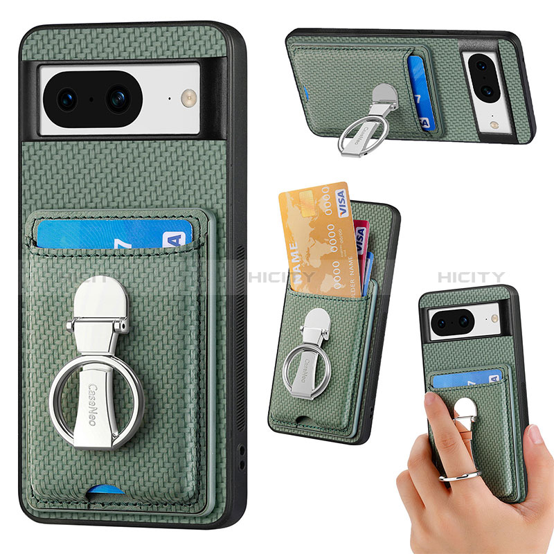 Funda Silicona Carcasa Ultrafina Goma con Magnetico S02D para Google Pixel 8 5G