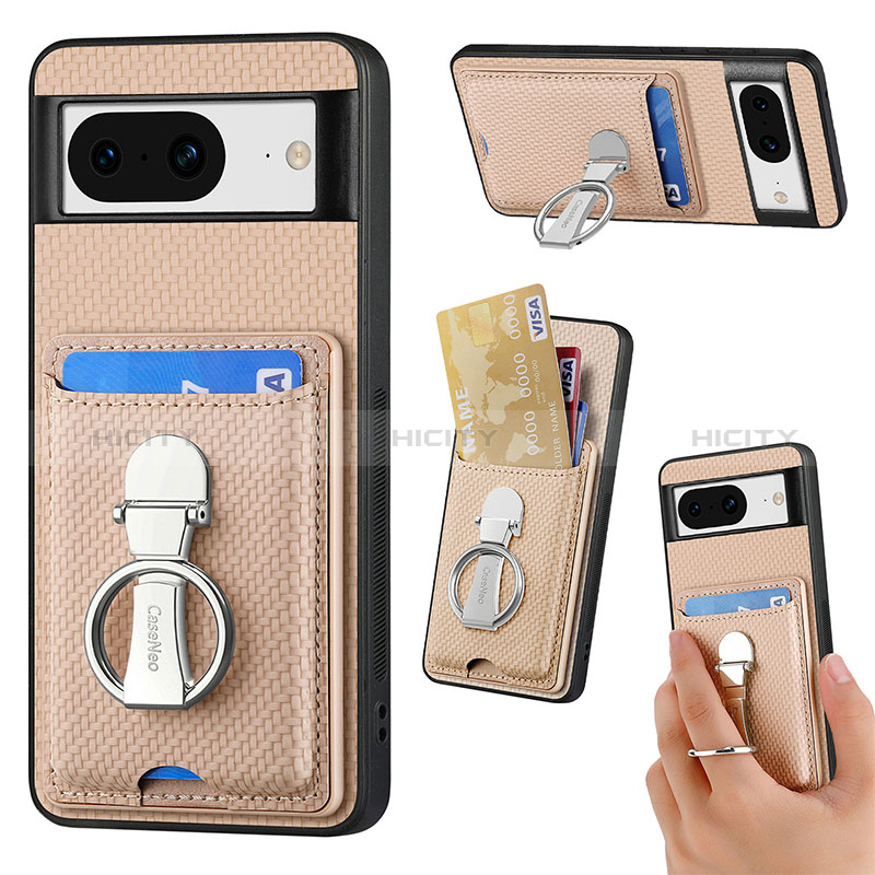 Funda Silicona Carcasa Ultrafina Goma con Magnetico S02D para Google Pixel 8 5G