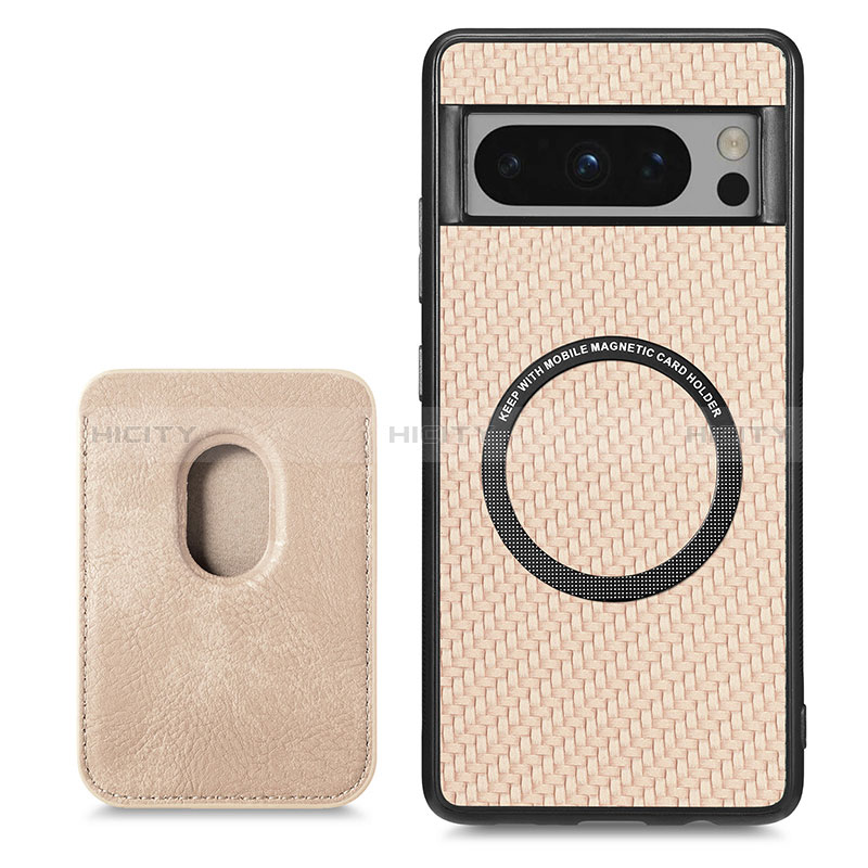 Funda Silicona Carcasa Ultrafina Goma con Magnetico S02D para Google Pixel 8 Pro 5G