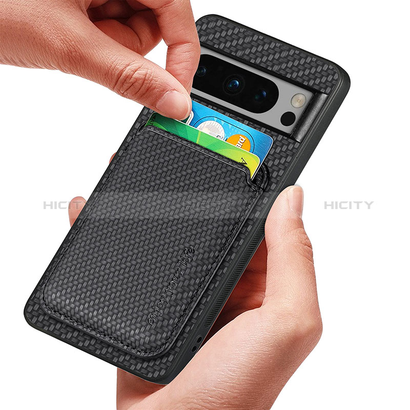 Funda Silicona Carcasa Ultrafina Goma con Magnetico S02D para Google Pixel 8 Pro 5G