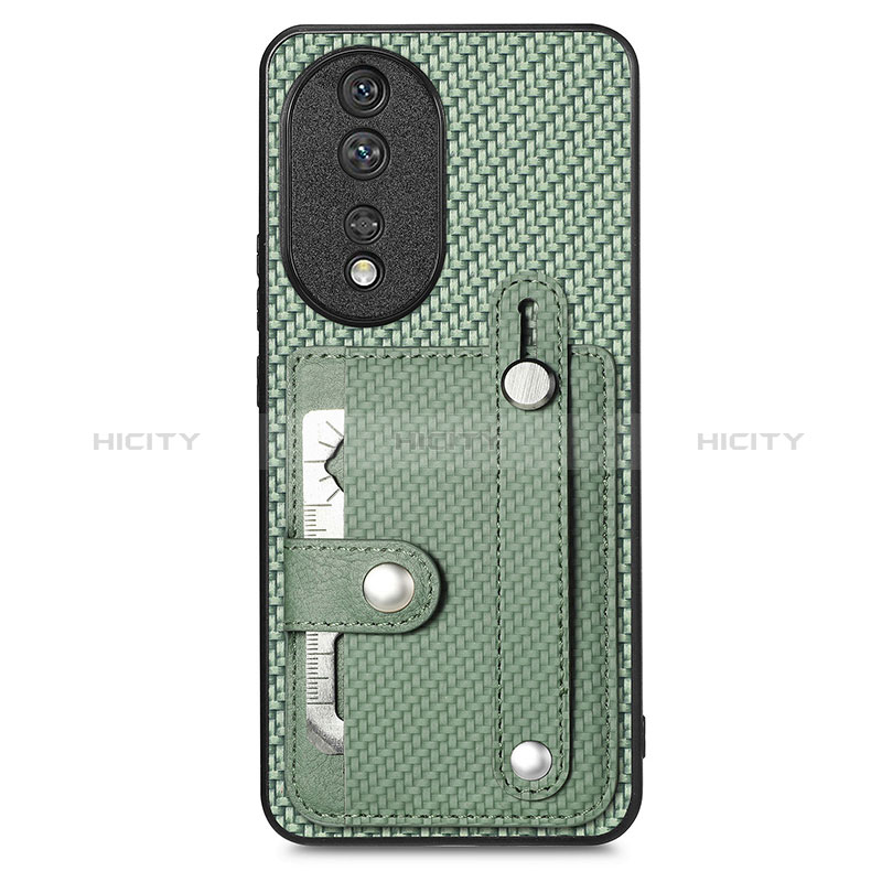 Funda Silicona Carcasa Ultrafina Goma con Magnetico S02D para Huawei Honor 80 5G