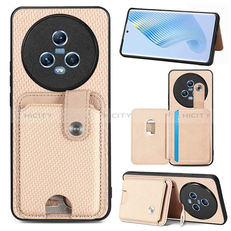 Funda Silicona Carcasa Ultrafina Goma con Magnetico S02D para Huawei Honor Magic5 5G