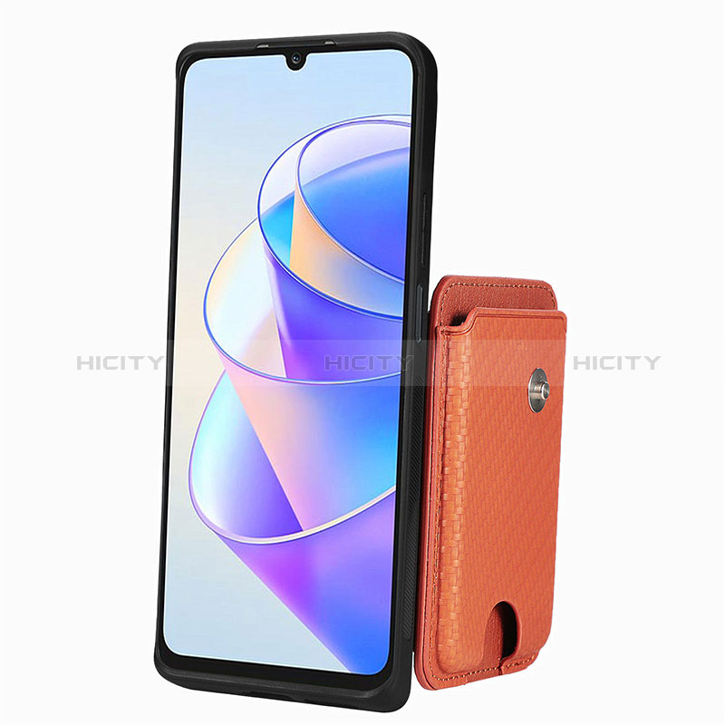 Funda Silicona Carcasa Ultrafina Goma con Magnetico S02D para Huawei Honor X7a