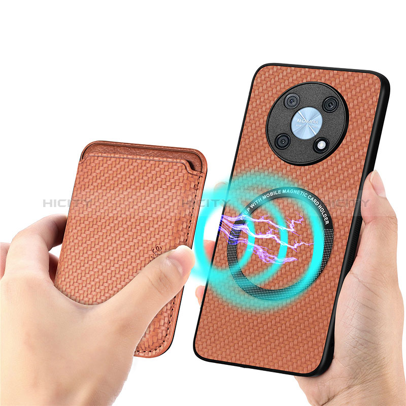 Funda Silicona Carcasa Ultrafina Goma con Magnetico S02D para Huawei Nova Y90