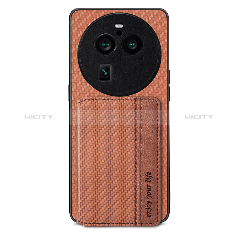 Funda Silicona Carcasa Ultrafina Goma con Magnetico S02D para Oppo Find X6 5G