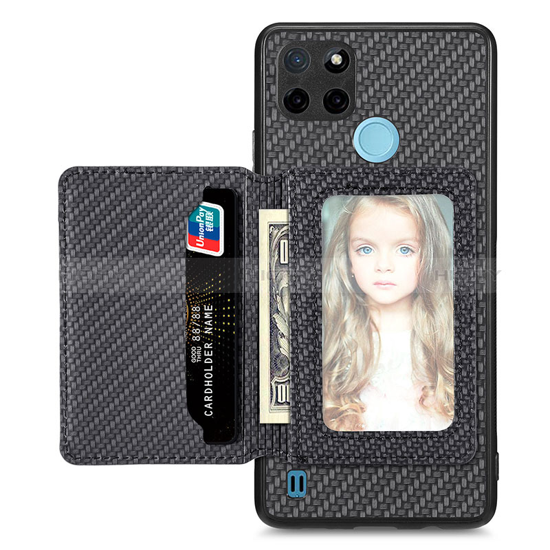 Funda Silicona Carcasa Ultrafina Goma con Magnetico S02D para Realme C21Y